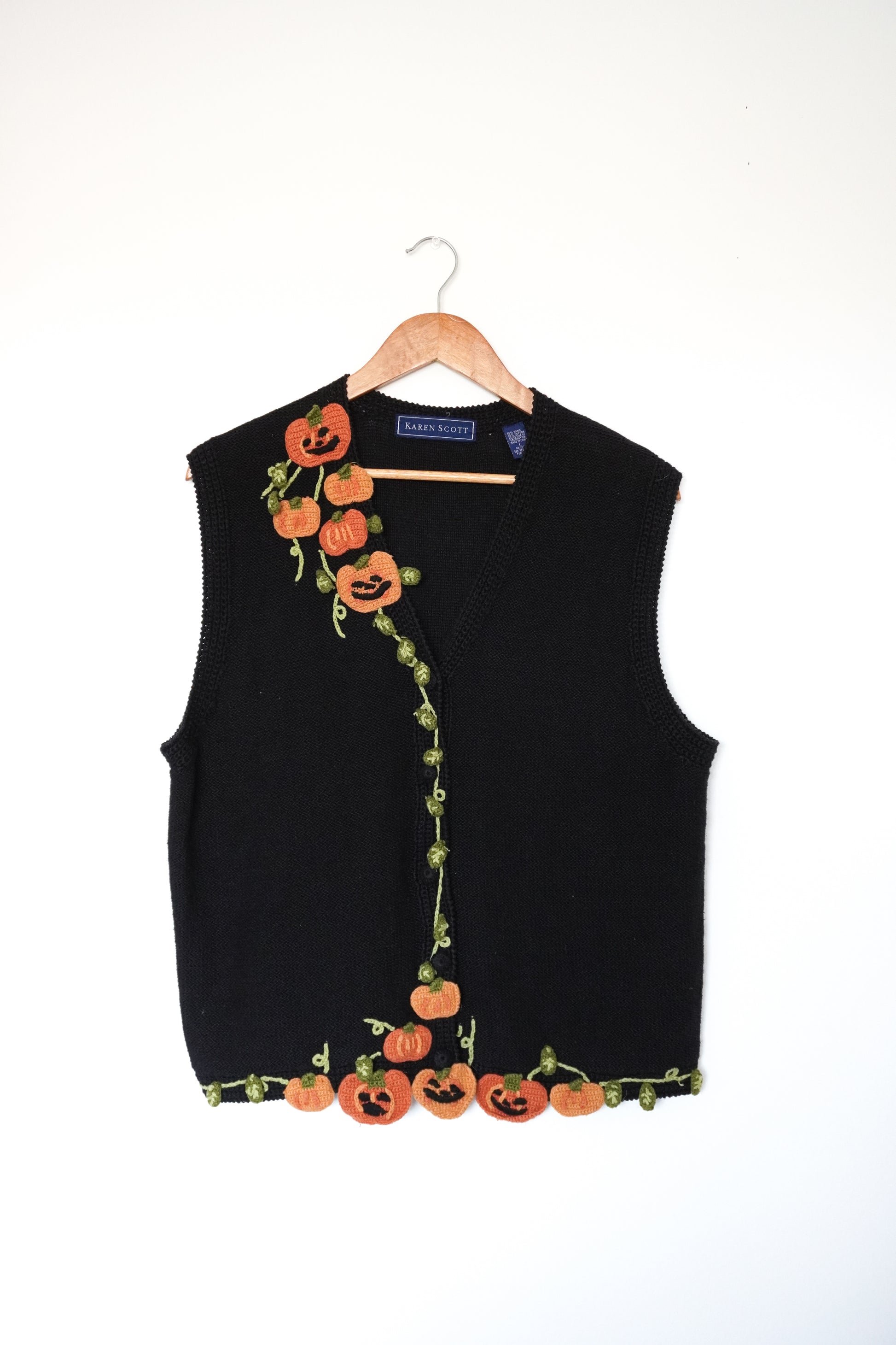 Pumpkin Vine Vest