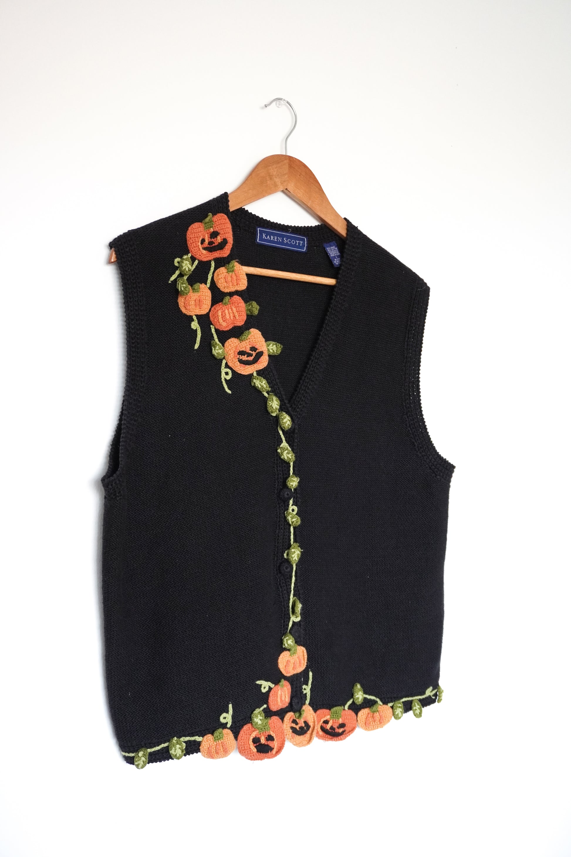 Pumpkin Vine Vest