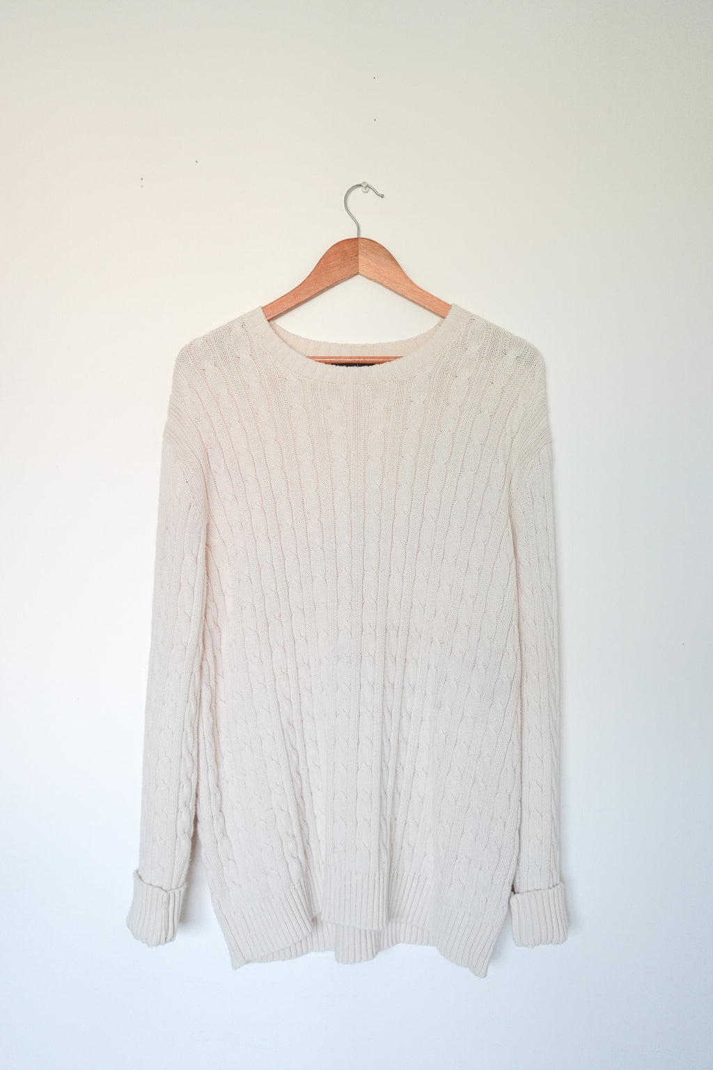 Lands End Cable Knit Sweater