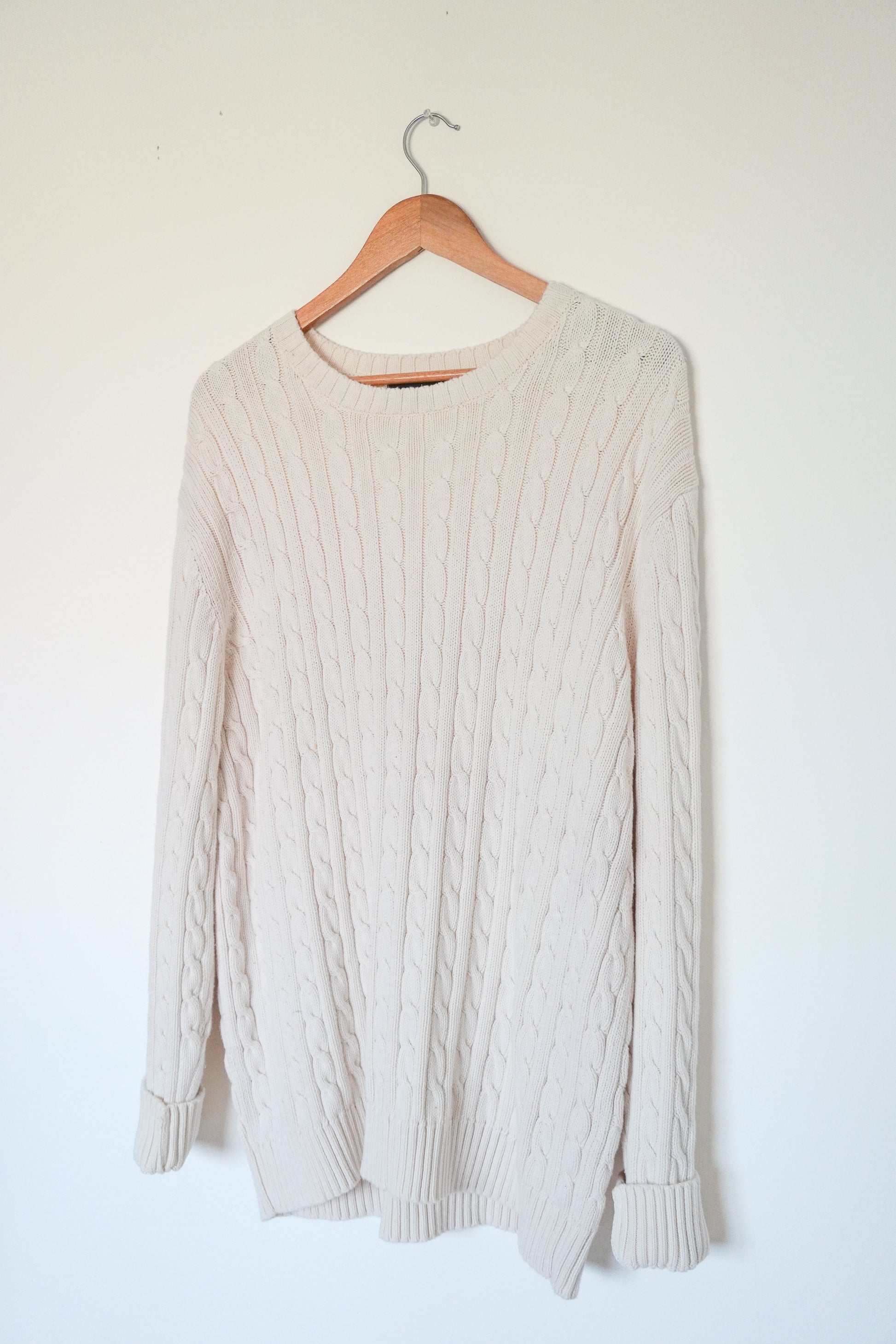 Lands End Cable Knit Sweater