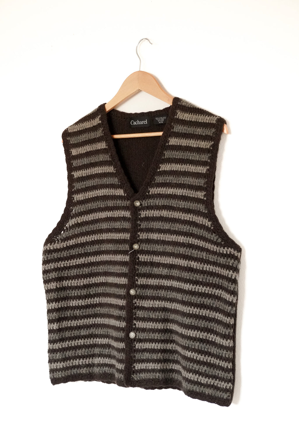 Chocolate Chunky Knit Vest