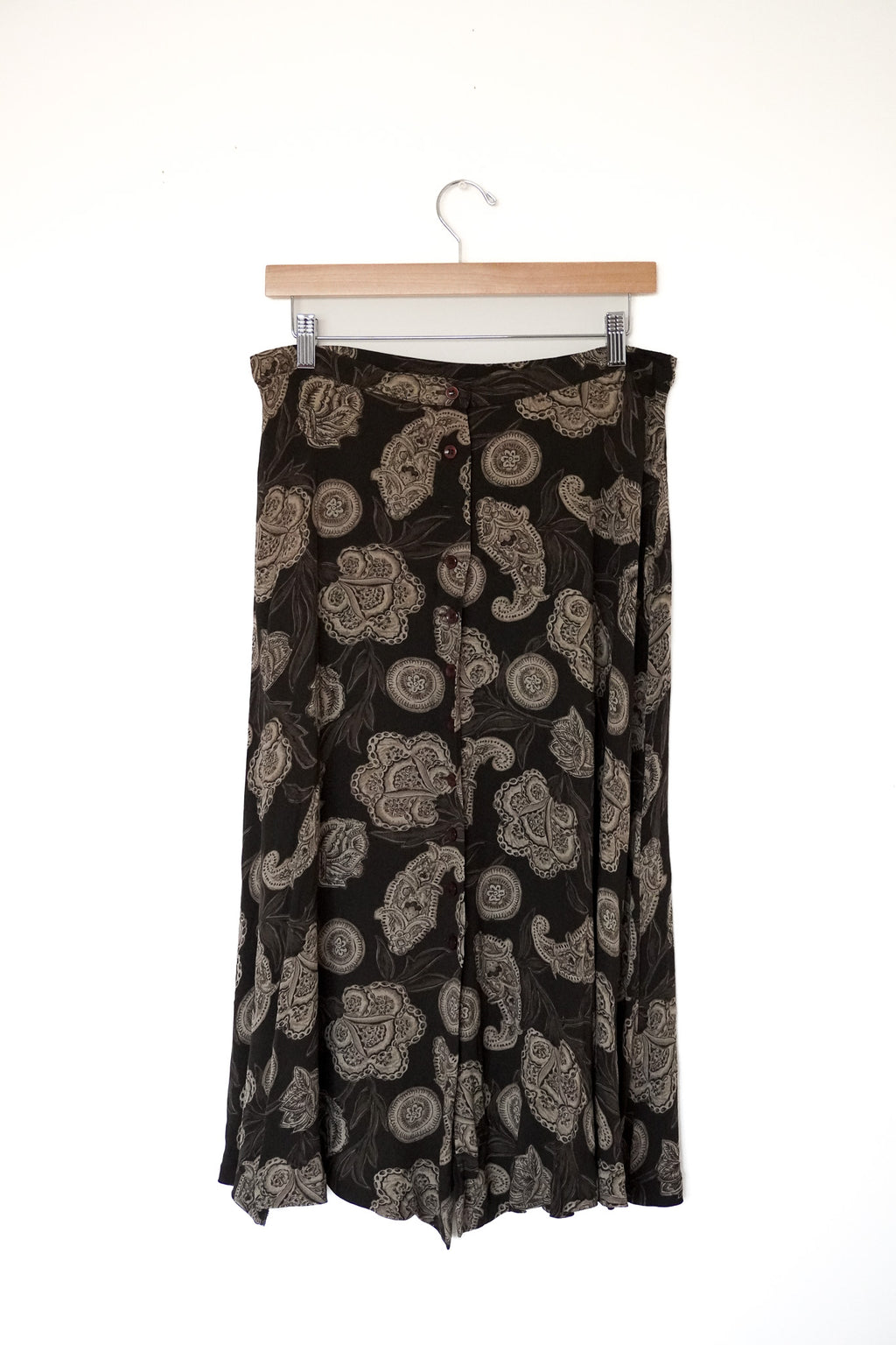 Jones NY Chocolate Floral Skirt