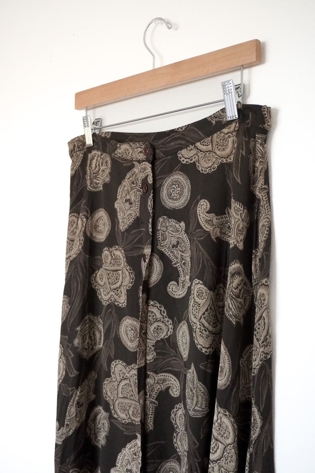 Jones NY Chocolate Floral Skirt