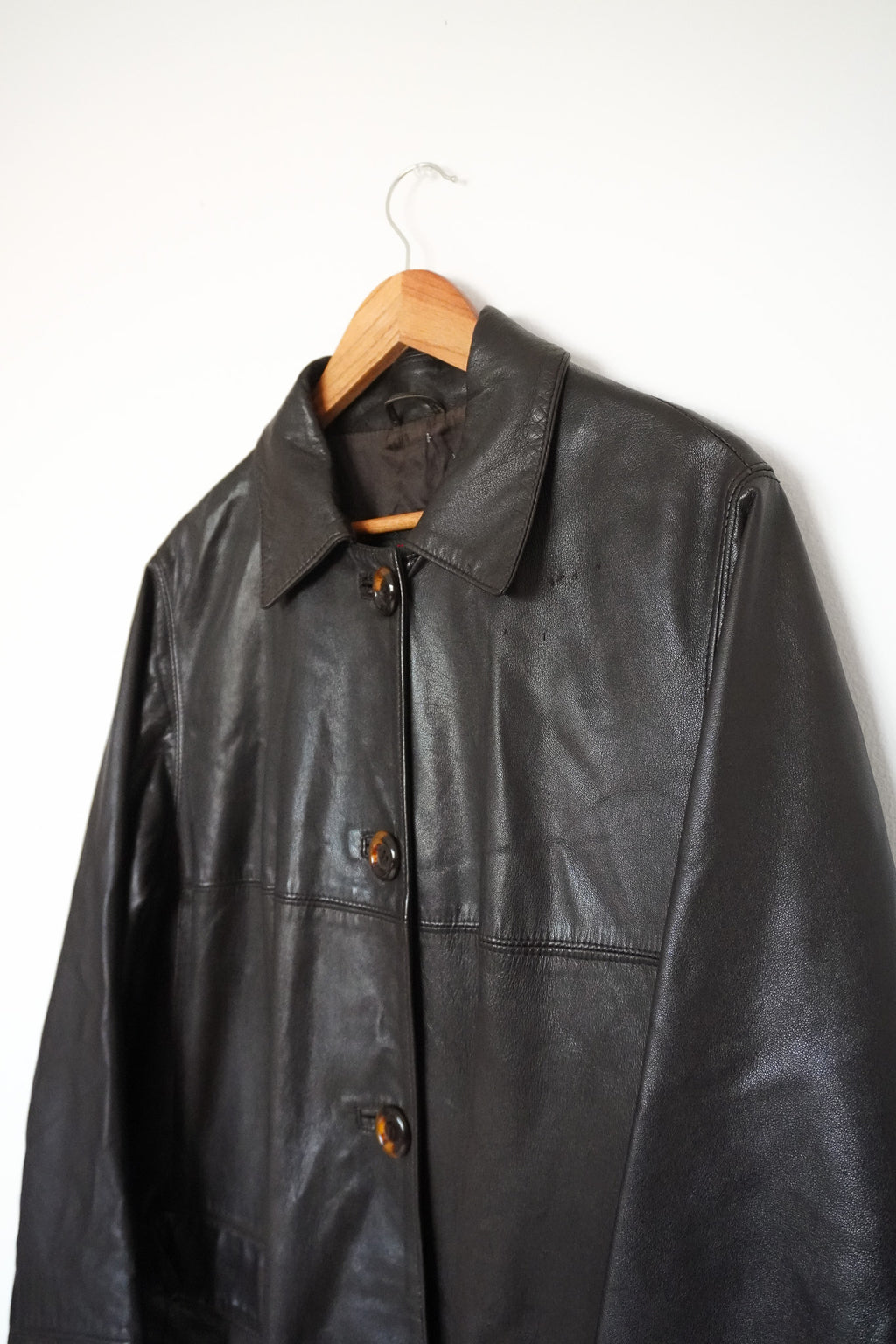 Italian Leather Trench