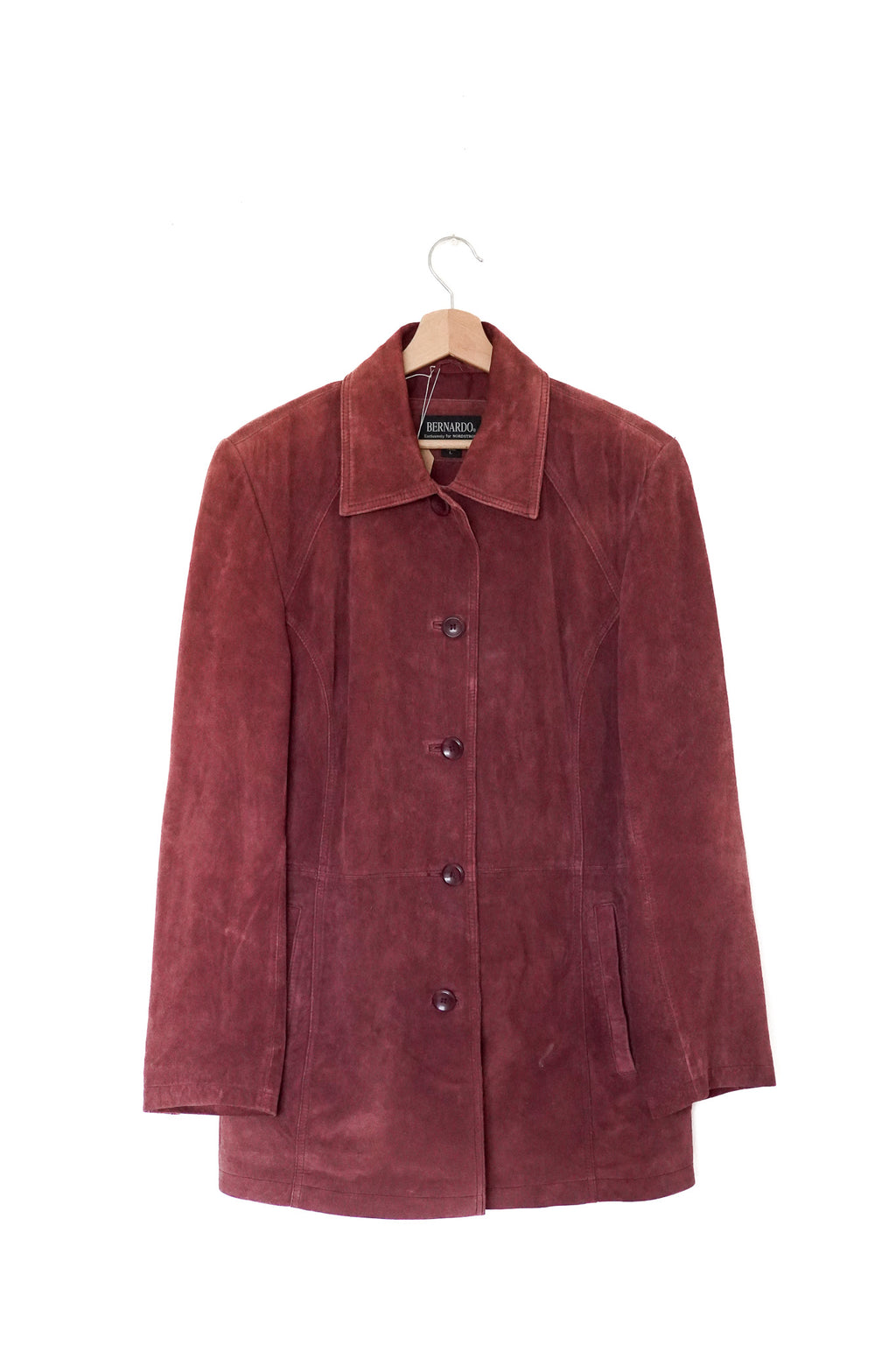 Red Suede Leather Jacket