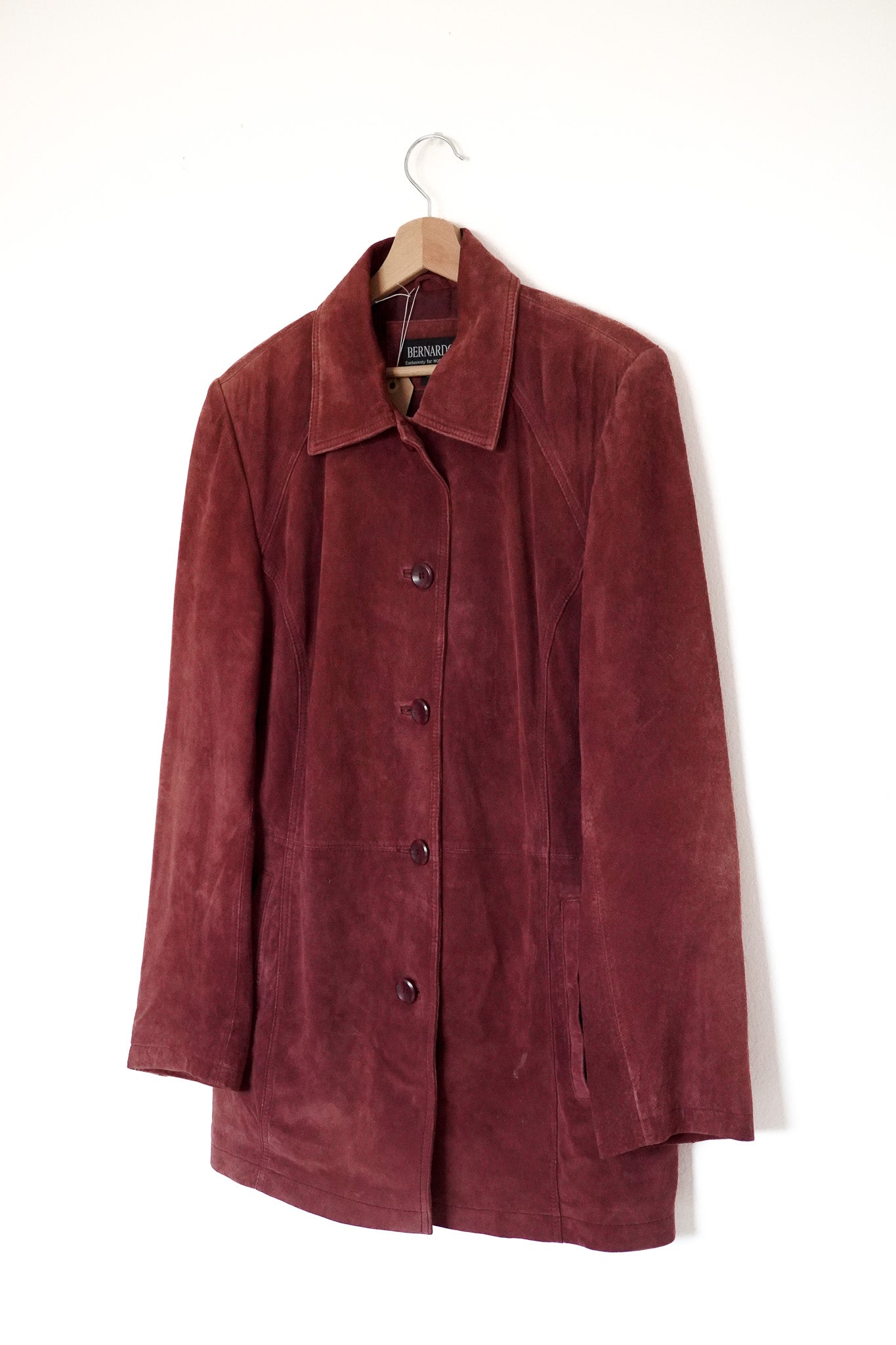 Red Suede Leather Jacket