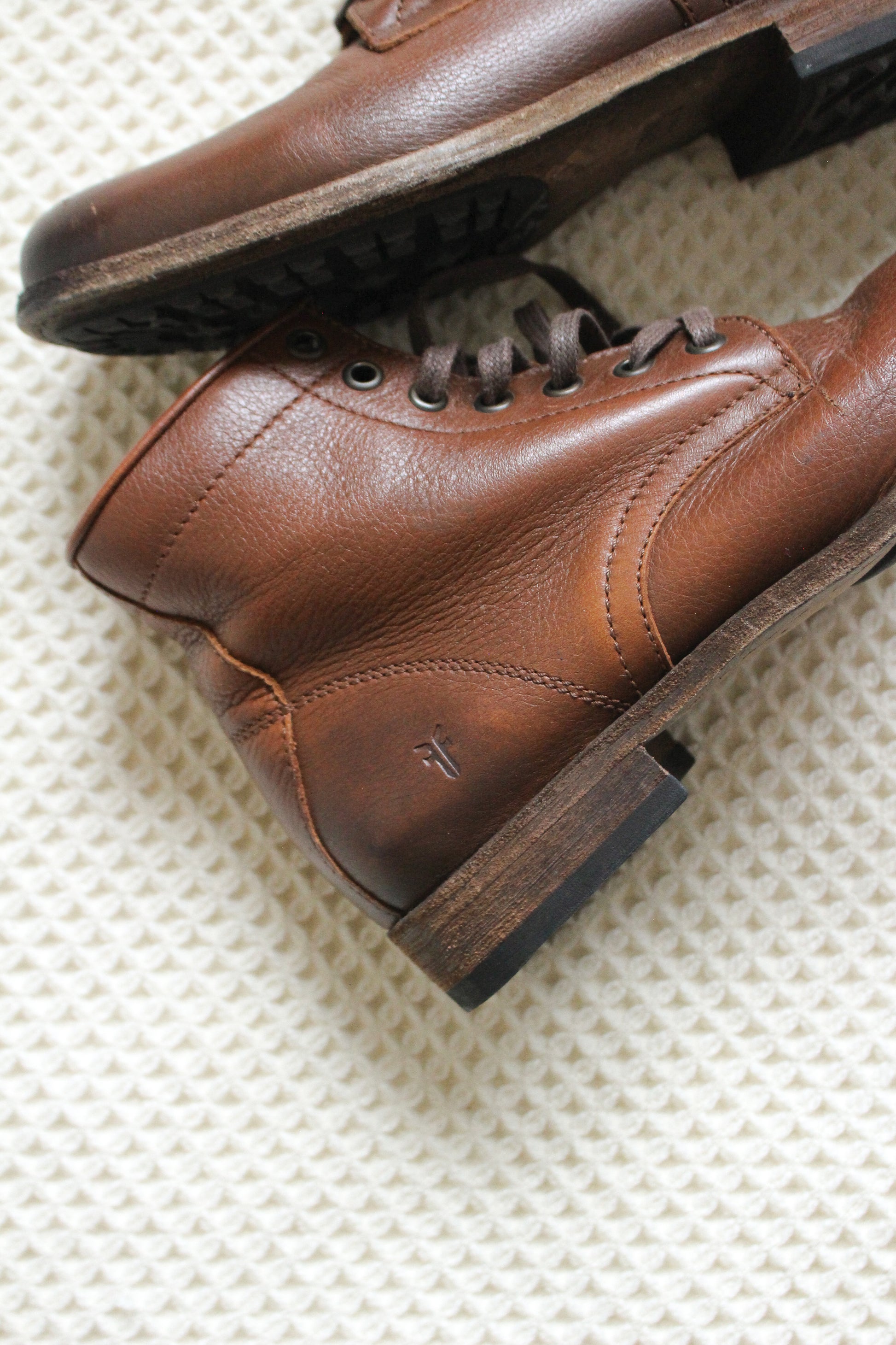 FRYE Cognac Womens Boots