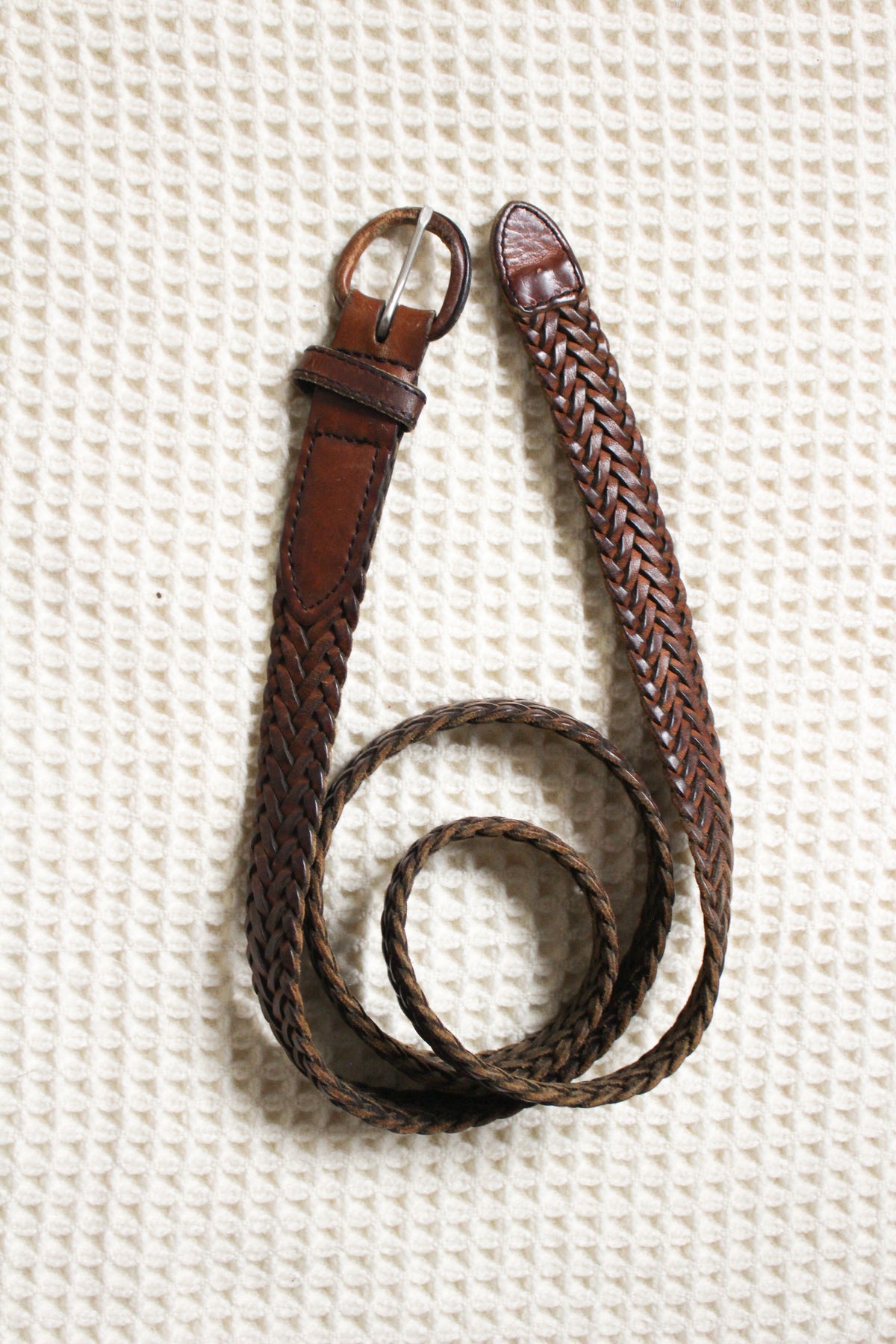 Leather Braided Belt