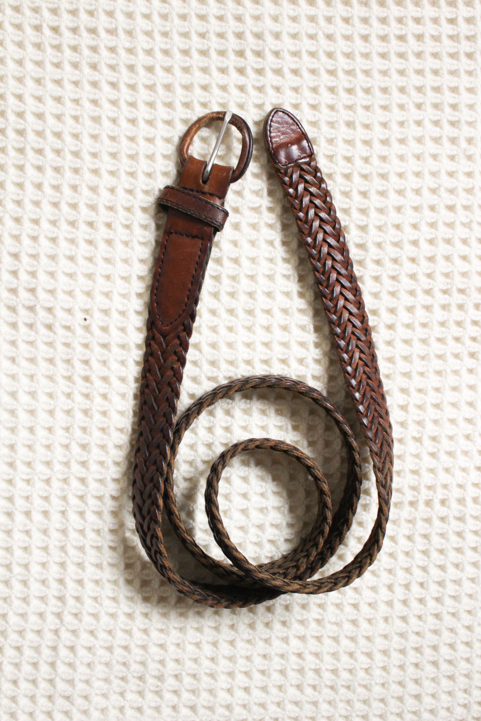 Leather Braided Belt