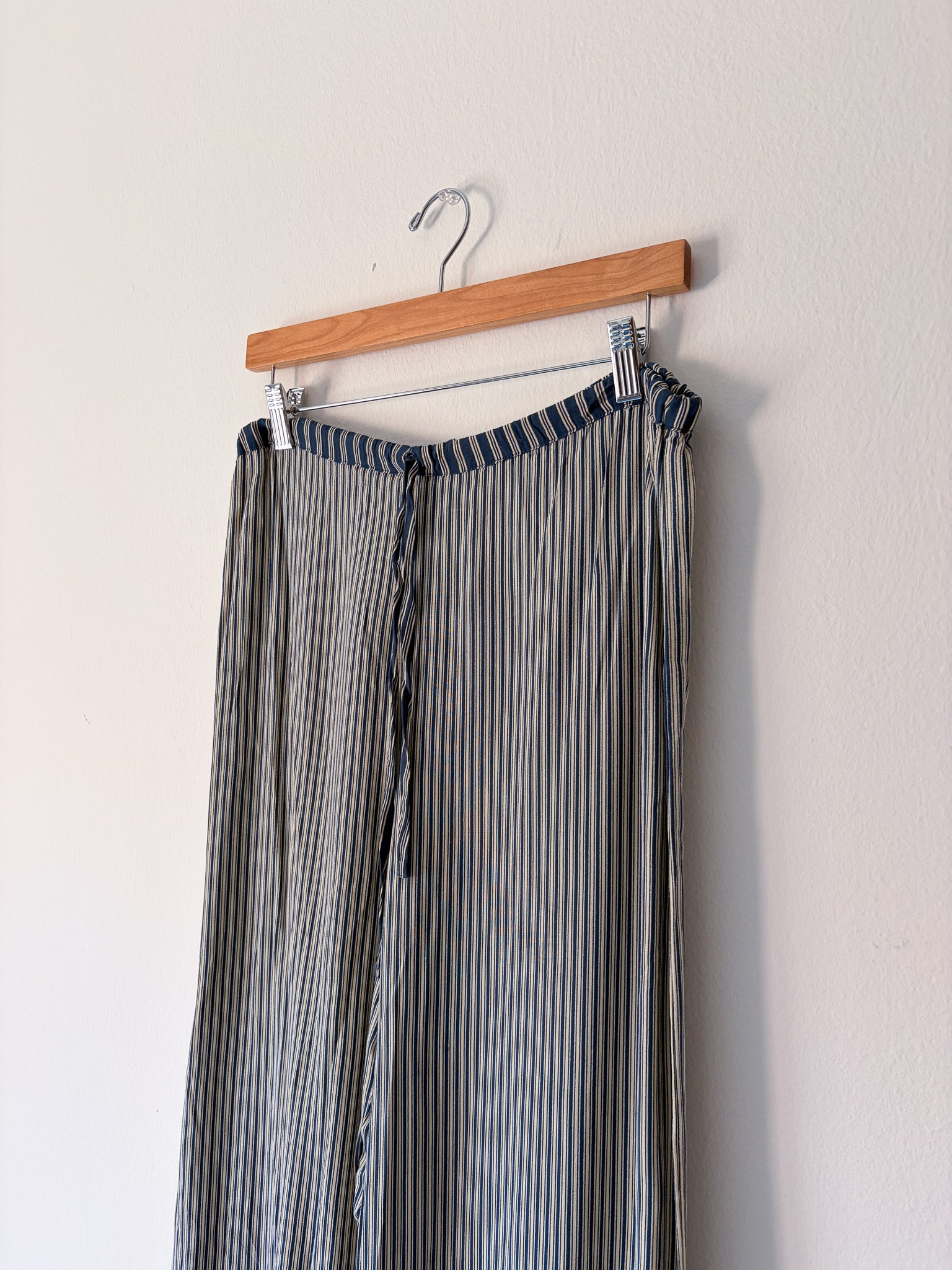 Vtg Striped Easy Pants