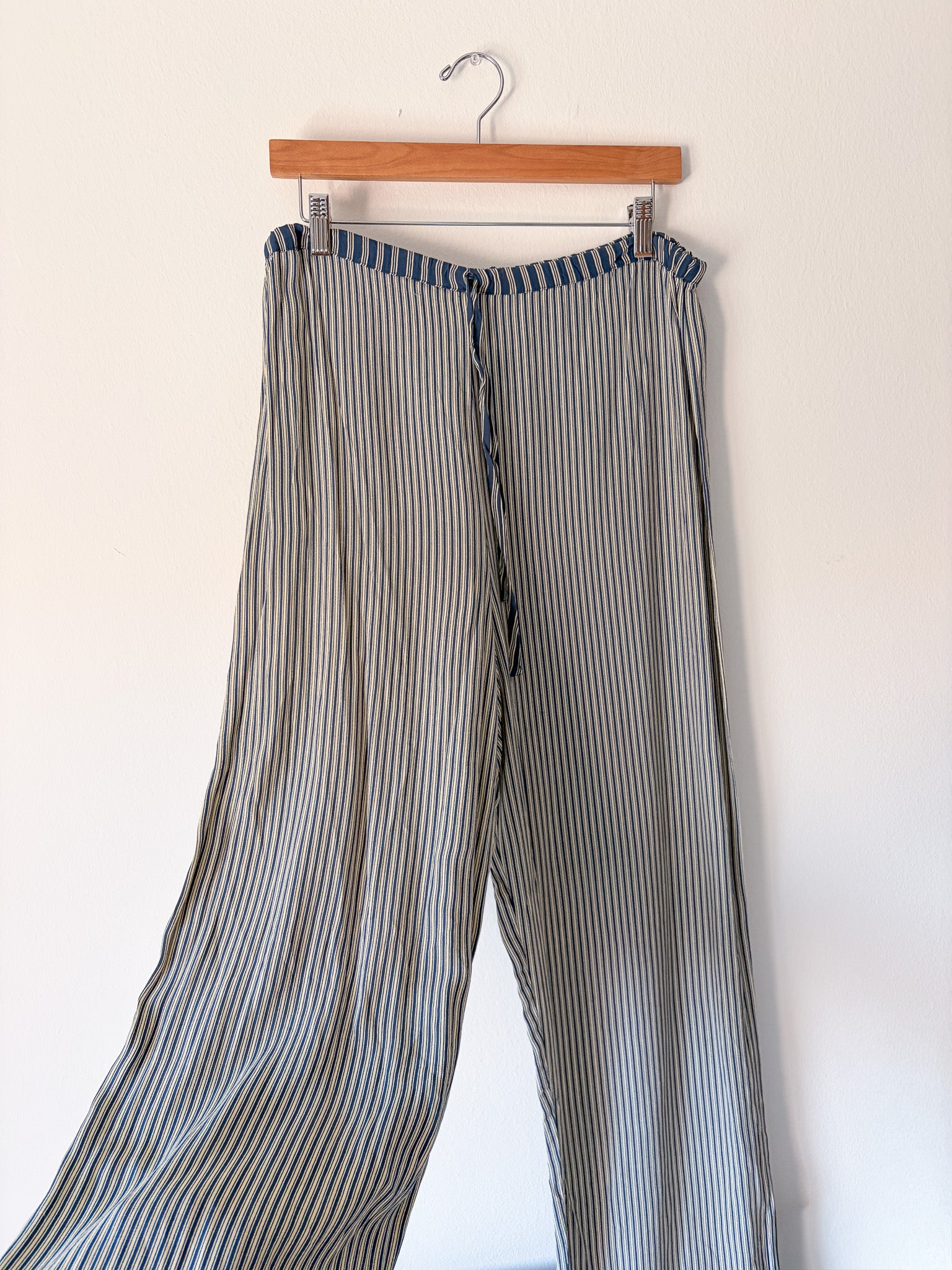Vtg Striped Easy Pants