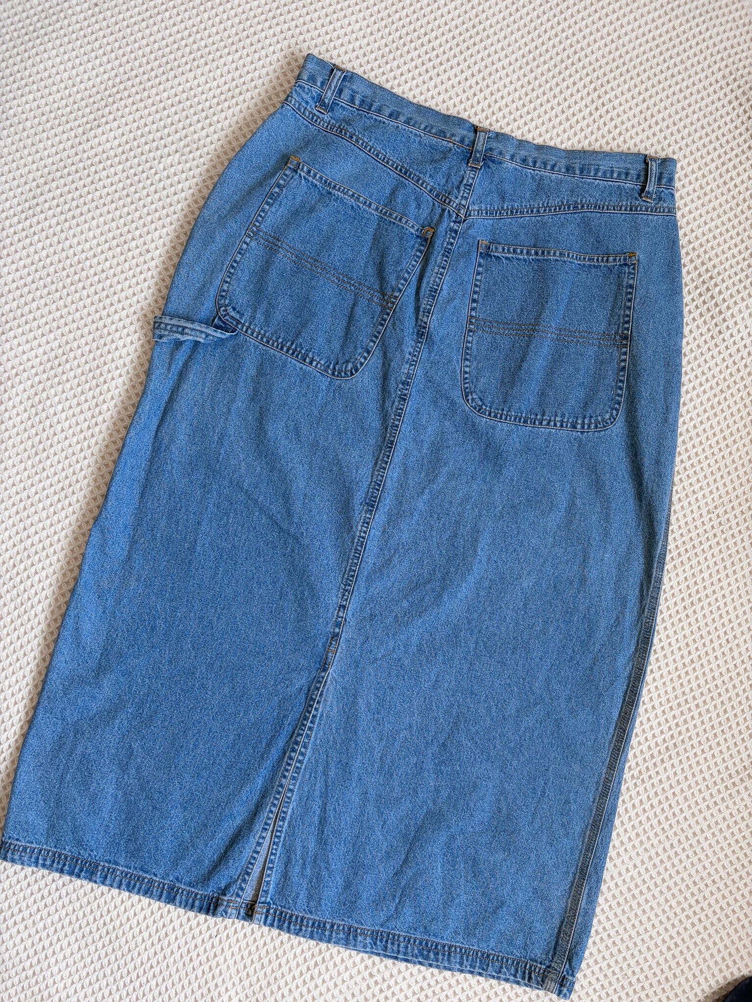 VTG Route 66 Denim Skirt