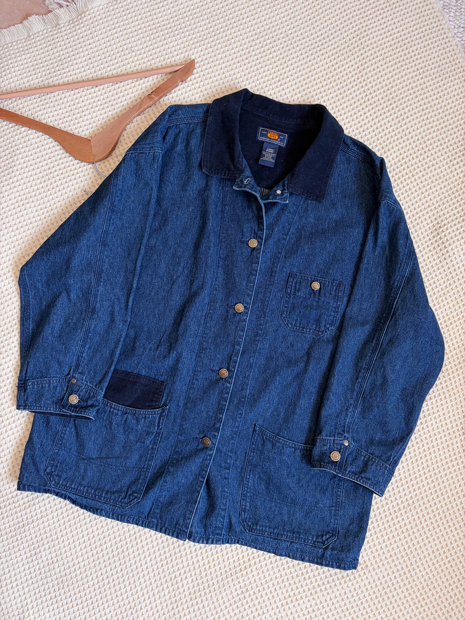 Vtg Route 66 Chore Coat