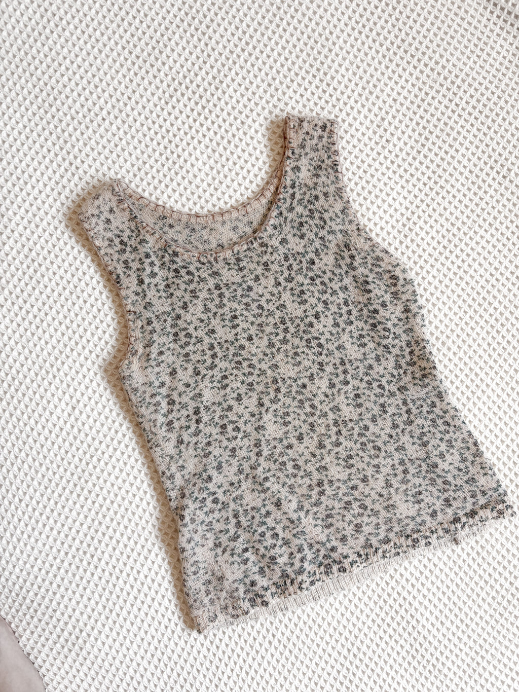Floral Knit Tank