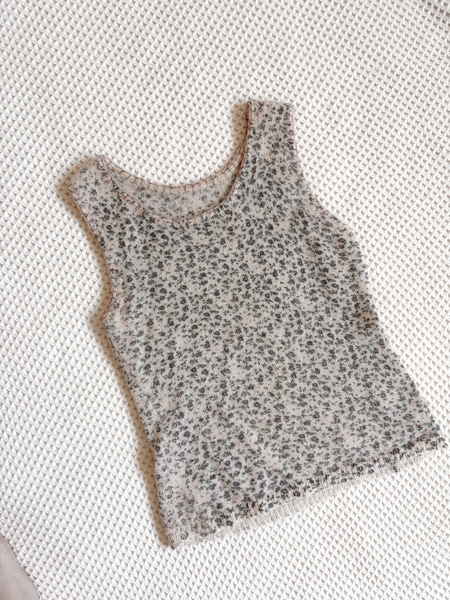 Floral Knit Tank