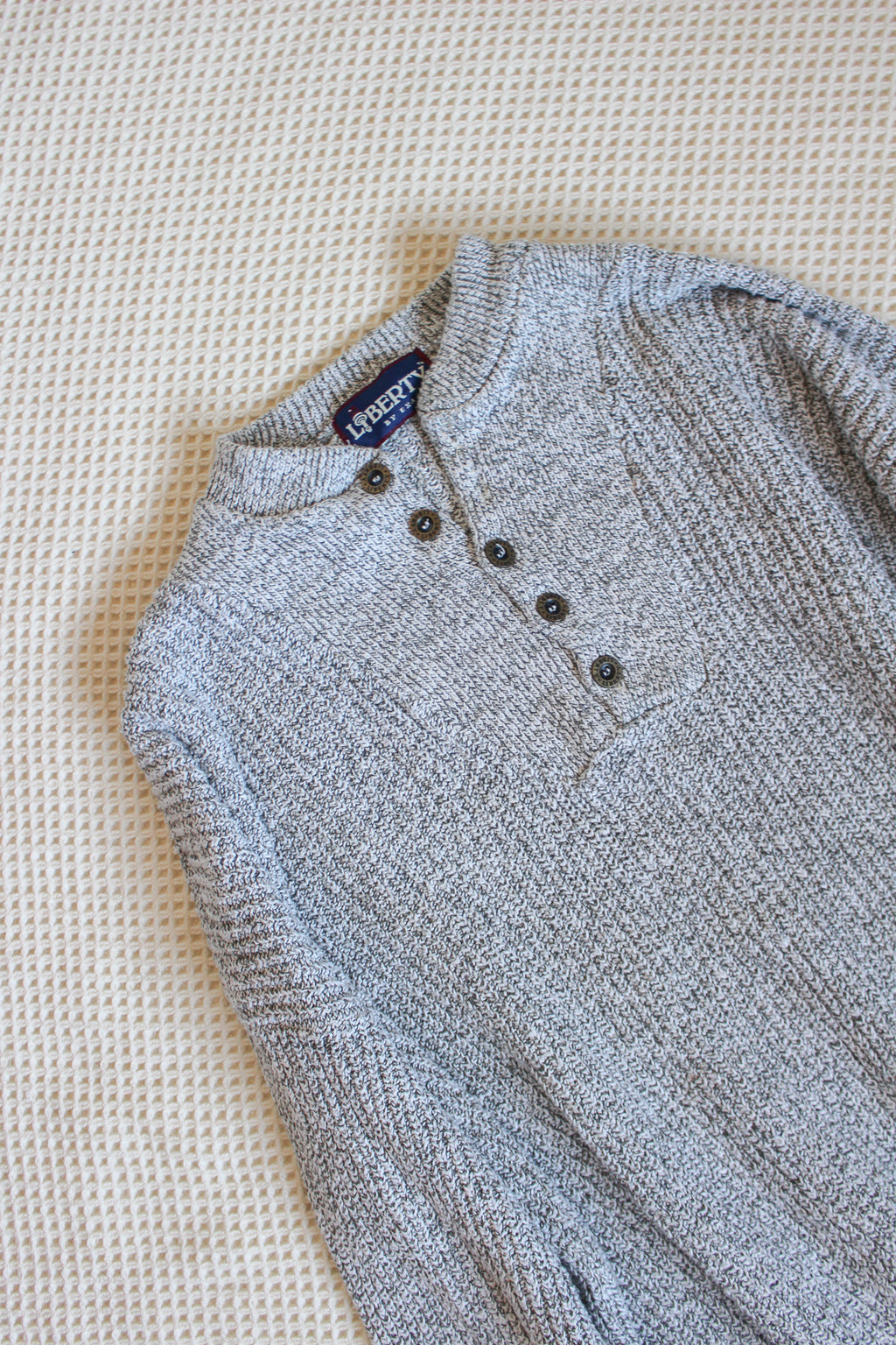 Sky Grey Liberty Henley