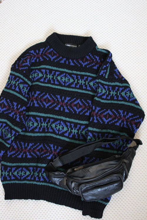 80s Abstract Knit