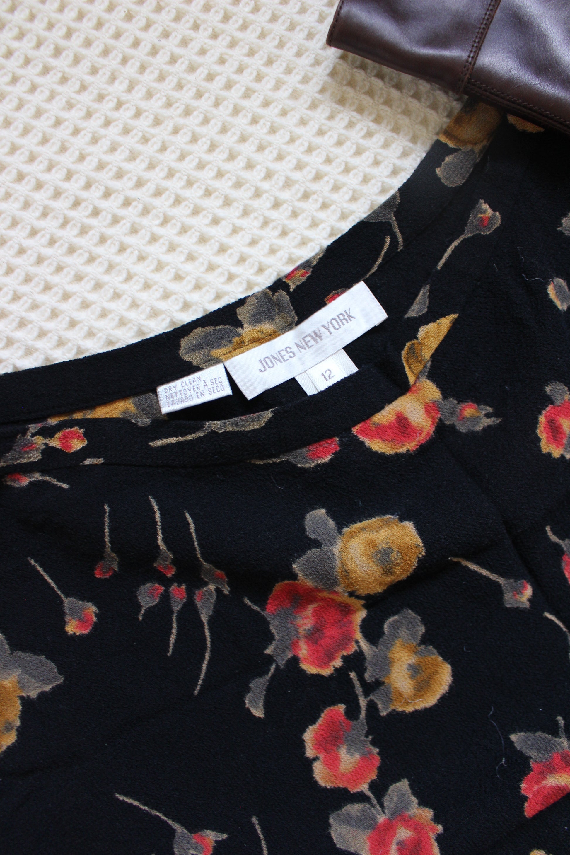 Vtg Jones NY Floral Skirt